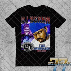 DJ Screw - The Originator Hip Hop Rap Unisex Tee